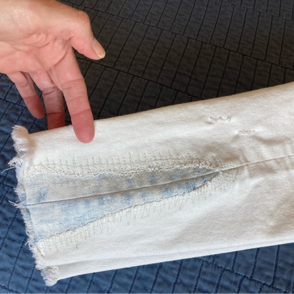 MOUSY VINTAGE BURNSIDE WHITE SKINNY JEANS SIZE 26 - $95 - Picture 10 of 16